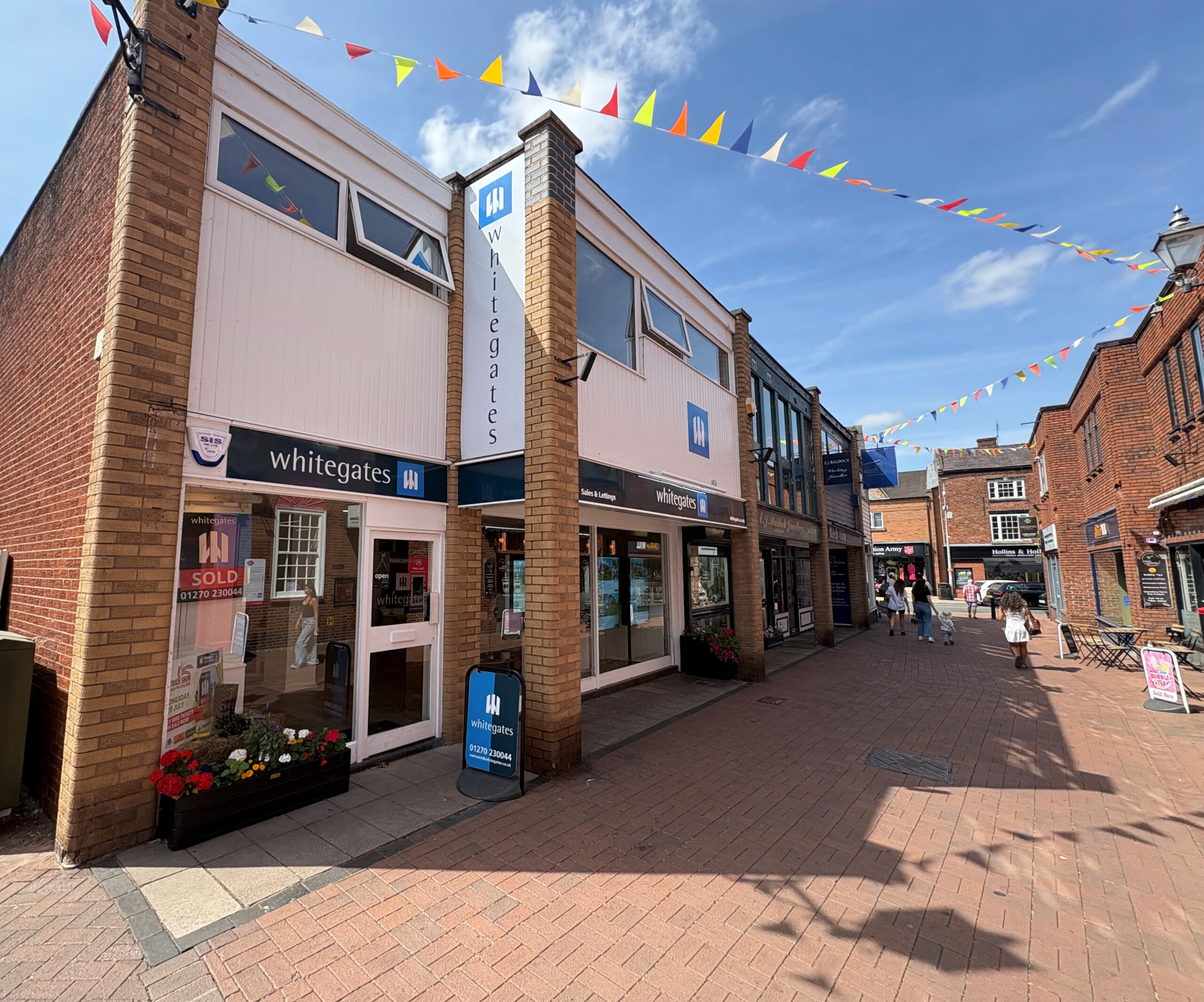 Exterior view of Whitegates Nantwich Estate Agents.