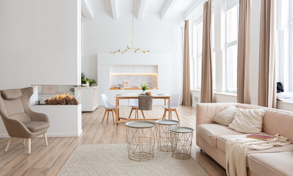 Bright open-plan living and dining space in a Pontefract home showing the extra space buyers can achieve in 2026 compared with Leeds and York prices